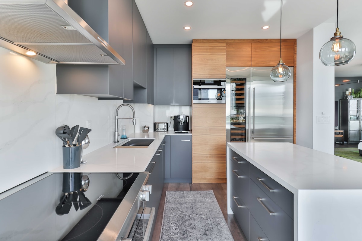 Modern kitchen interior